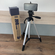 Высокий штатив (тринога) Tripod 330A для телефона и камеры 134см + Чехол - изображение 8