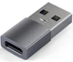Адаптер Satechi USB to USB-C Adapter Space Gray (ST-TAUCM) - изображение 1