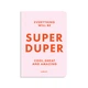 Блокнот ORNER SUPER DUPER А5 144 листа в клеточку Розовый - изображение 1