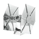 Металлический 3D-пазл конструктор AiPin Imperial Tie Fighter - изображение 3