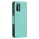 Чехол-книжка с рисунком UniCase Butterfly Pattern для Xiaomi Redmi Note 10 / Note 10s / Poco M5s - Cyan - изображение 3