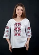Вышиванка Vyshyvanka "Розы и калина" 50 Белая 0078р.3/4 - изображение 1