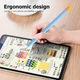 Чехол TPU Goojodoq Matt 2 Golor для стилуса Apple Pencil 2 Blue/Orange - изображение 4