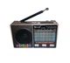 Акустическая система радиоприёмник аккумуляторный с Bluetooth GOLON RX-8866BT Brown (V027) - изображение 1