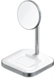 Беспроводное зарядное устройство Satechi Aluminum 2 in 1 Magnetic Wireless Charging Stand Space Grey (ST-WMCS2M) - изображение 3