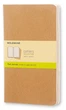 Набір зошитів Moleskine Cahier середній 13 х 21 см нелінований бежевий - изображение 1