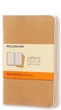 Набір зошитів Moleskine Cahier кишеньковий 9 х 14 см в лінію бежевий - изображение 1