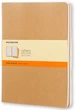 Набір зошитів Moleskine Cahier великий 19 х 25 см в лінію бежевий - зображення 1