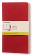 Набір зошитів Moleskine Cahier середній 13 х 21 см нелінований бордо - изображение 1