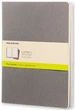 Набір зошитів Moleskine Cahier великий 19 х 25 см нелінований теплий сірий - зображення 1