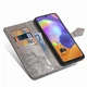 Шкіряний чохол (книжка) Art Case з візитницею для Samsung Galaxy A05s Сірий Без бренду - зображення 4