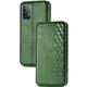 Шкіряний чохол книжка GETMAN Cubic (PU) для Samsung Galaxy A32 4G Зелений - зображення 2