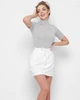 Футболка жіноча Standart slim CRC BK-254-4 59504 XS сірий - изображение 2