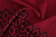 Ткань Жаккард 2х сторонний клетка бордовый пог. м. (7161) - изображение 2