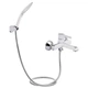 Смеситель для ванны Qtap Grand (c душевым гарнитуром) QTGRAWCR006 Chrome/White - изображение 1
