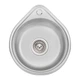 Кухонна мийка Lidz 4539 Satin 0,8 мм (LIDZ4539SAT8) - зображення 1