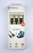 Кабель Timstool USB to Type-С 0.21 м 3 шт Black (DC21-TC-BL) - изображение 3