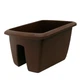 Горшок для поручней Prosperplast Respana-40 13 л коричневый (DREB400-R222) - изображение 1