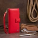 Женский кожаный кошелек ST Leather 19281 Красный - изображение 5