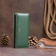 Женский кожаный кошелек ST Leather 19240 Зеленый - изображение 4