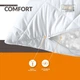 Подушка IDEIA Comfort Standart+ на молнии 50*70 Белая - изображение 5