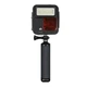 Водонепроникний металевий аквабокс з LED світлом для екшн камер GoPro Hero 4, 5, 6, 7 (код № XTGP435) - зображення 1
