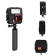Водонепроникний металевий аквабокс з LED світлом для екшн камер GoPro Hero 4, 5, 6, 7 (код № XTGP435) - зображення 3