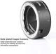 Адаптер-переходник - автофокусный Meike MK-EFTR-A для камер Canon EOS R - объектив Canon EF-EF-S (EF-EOS R) - изображение 5