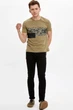 Футболка Defacto з камуфляжним принтом XL Хакі (DeF T-shirt -7033-3) - зображення 2