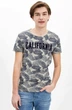 Футболка Defacto з листяним принтом California XL Сіра (DeF T-shirt -7016-3) - зображення 3