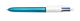 Шариковая ручка Bic 4in1 Colours Shine Blue (bc982874) - изображение 2