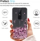 Чехол накладка + защитная пленка LeYi Case Glitter Liquid Quicksand Flow Luxury для Nokia 6.1 Plus / Nokia X6 Rose Gold - изображение 3