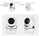 Беспроводная поворотная камера Inqmega HD 720P WiFi Автослежение Белая - изображение 2