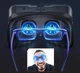 Очки виртуальной реальности VR SHINECON 10.0 Original Геймерский шлем с проводными наушниками + пульт Bluetooth Black - изображение 8