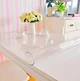 Мягкое стекло Силиконовая защитная скатерть для мебели Soft Glass 1.2х1.0 м (толщина 1.5мм) Прозрачная - изображение 10