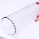 Мягкое стекло Силиконовая защитная скатерть для мебели Soft Glass 1.0х1.0 м (толщина 1.5мм) Прозрачная - изображение 12