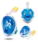 Маска для снорклинга и подводного плавания (дайвинга) Tribord Easy breath Размер S-M (Синий) - изображение 2