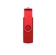 Флешка Jaster Plain 32 гб USB, Type-C Flash drive красная (переходник micro USB в Подарок) - изображение 2