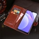 Чохол Idewei для Xiaomi Redmi 9T книжка шкіра PU коричневий - зображення 4