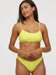 Верхняя часть купальника женская H&M 060811907 40 Неоново-желтая (OS_6666000136688) - изображение 1