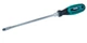 Отвёртка шлицевая магнитная MASTERTOOL HEXAGON SL8х200 мм ручка с TPR покрытием 45-8820 - изображение 1