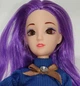 Кукла BJD с 3D глазами карого цвета с длинными фиолетовыми волосами 30 см K003 - изображение 2