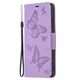 Чехол-книжка с рисунком UniCase Butterfly Pattern для Samsung Galaxy A32 (А325) - Purple - изображение 3