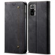 Чехол-книжка с кармашками UniCase Jeans Wallet для Xiaomi Redmi Note 10 Pro - Black - изображение 1