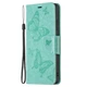 Чехол-книжка с рисунком UniCase Butterfly Pattern для Samsung Galaxy A32 (А325) - Green - изображение 3
