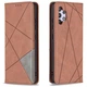 Чехол-книжка с кармашками UniCase Geometric Pattern для Samsung Galaxy A32 (А325) - Coffee - изображение 2