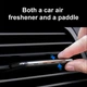 Ароматизаотор в машину Baseus Paddle Air Freshener і 6 арома-картриджів Сріблястий - зображення 9