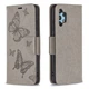 Чехол-книжка с рисунком UniCase Butterfly Pattern для Samsung Galaxy A32 (А325) - Grey - изображение 2