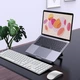 Подставка для ноутбука Hoco Laptop stand Excellent aluminum 19-30 ° Silver - изображение 2
