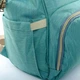 Сумка-рюкзак для мамы и малыша Mom bag мята +крепления на коляску в ПОДАРОК! - изображение 3